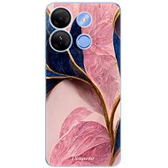 iSaprio Pink Blue Leaves - Infinix Smart 7 - Phone Cover