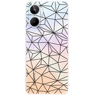 iSaprio Abstract Triangles 03 - black - Realme 10 - Phone Cover