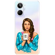iSaprio Coffe Now - Brunette - Realme 10 - Phone Cover