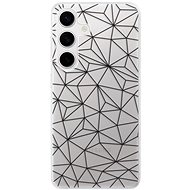 iSaprio Abstract Triangles 03 - black - Samsung Galaxy S24 - Phone Cover