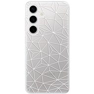 iSaprio Abstract Triangles 03 - white - Samsung Galaxy S24 - Phone Cover