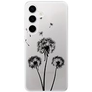 iSaprio Three Dandelions - black - Samsung Galaxy S24 - Phone Cover