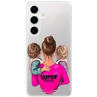 iSaprio Super Mama - Two Boys - Samsung Galaxy S24 - Phone Cover
