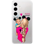 iSaprio Mama Mouse Blonde and Boy - Samsung Galaxy S24 - Phone Cover