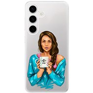 iSaprio Coffe Now - Brunette - Samsung Galaxy S24 - Phone Cover