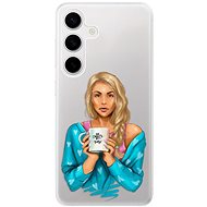 iSaprio Coffe Now - Blond - Samsung Galaxy S24 - Phone Cover