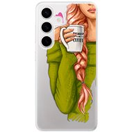 iSaprio My Coffe and Redhead Girl - Samsung Galaxy S24 - Phone Cover
