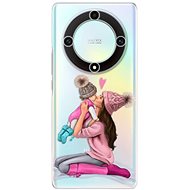 iSaprio Kissing Mom - Brunette and Girl - Honor Magic5 Lite 5G - Phone Cover