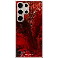 iSaprio RedMarble 17 - Samsung Galaxy S24 Ultra - Phone Cover