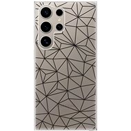 iSaprio Abstract Triangles 03 - black - Samsung Galaxy S24 Ultra - Phone Cover