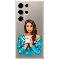 iSaprio Coffe Now - Brunette - Samsung Galaxy S24 Ultra - Phone Cover
