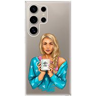iSaprio Coffe Now - Blond - Samsung Galaxy S24 Ultra - Phone Cover