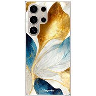 iSaprio Blue Leaves - Samsung Galaxy S24 Ultra - Phone Cover