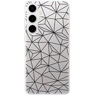 iSaprio Abstract Triangles 03 - black - Samsung Galaxy S24+ - Phone Cover