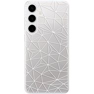 iSaprio Abstract Triangles 03 - white - Samsung Galaxy S24+ - Phone Cover