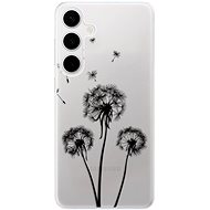 iSaprio Three Dandelions - black - Samsung Galaxy S24+ - Phone Cover