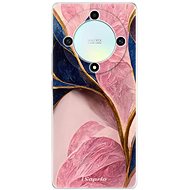 iSaprio Pink Blue Leaves - Honor Magic5 Lite 5G - Phone Cover