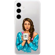 iSaprio Coffe Now - Brunette - Samsung Galaxy S24+ - Phone Cover