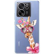 iSaprio Lady Giraffe - Xiaomi 13T / 13T Pro - Phone Cover