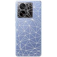 iSaprio Abstract Triangles 03 - white - Xiaomi 13T / 13T Pro - Phone Cover