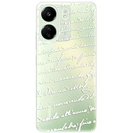 iSaprio Handwriting 01 - white - Xiaomi Redmi 13C - Phone Cover