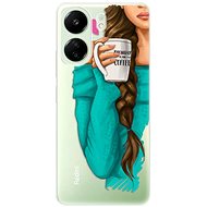iSaprio My Coffe and Brunette Girl - Xiaomi Redmi 13C - Phone Cover