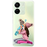 iSaprio Kissing Mom - Brunette and Boy - Xiaomi Redmi 13C - Phone Cover
