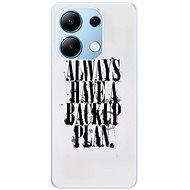 iSaprio Backup Plan - Xiaomi Redmi Note 13 - Phone Cover