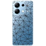 iSaprio Abstract Triangles 03 - black - Xiaomi Redmi Note 13 - Phone Cover
