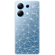 iSaprio Abstract Triangles 03 - white - Xiaomi Redmi Note 13 - Phone Cover