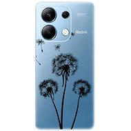 iSaprio Three Dandelions - black - Xiaomi Redmi Note 13 - Phone Cover