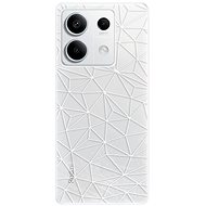 iSaprio Abstract Triangles 03 - white - Xiaomi Redmi Note 13 5G - Phone Cover