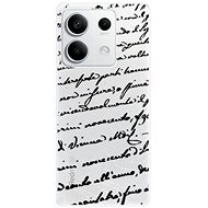 iSaprio Handwriting 01 - black - Xiaomi Redmi Note 13 5G - Phone Cover