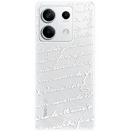 iSaprio Handwriting 01 - white - Xiaomi Redmi Note 13 5G - Phone Cover