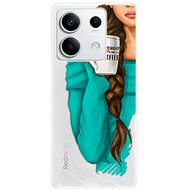 iSaprio My Coffe and Brunette Girl - Xiaomi Redmi Note 13 5G - Phone Cover