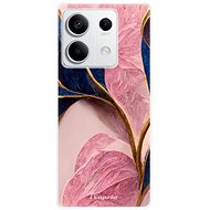 iSaprio Pink Blue Leaves - Xiaomi Redmi Note 13 5G - Phone Cover