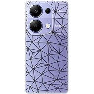 iSaprio Abstract Triangles 03 - black - Xiaomi Redmi Note 13 Pro - Phone Cover