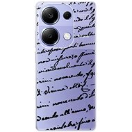 iSaprio Handwriting 01 - black - Xiaomi Redmi Note 13 Pro - Phone Cover