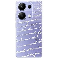 iSaprio Handwriting 01 - white - Xiaomi Redmi Note 13 Pro - Phone Cover