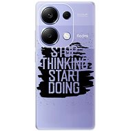iSaprio Start Doing - black - Xiaomi Redmi Note 13 Pro - Phone Cover