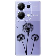 iSaprio Three Dandelions - black - Xiaomi Redmi Note 13 Pro - Phone Cover