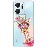 iSaprio Lady Giraffe – Honor X7a - Kryt na mobil
