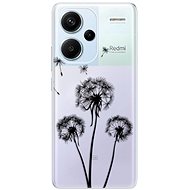 iSaprio Three Dandelions - black - Xiaomi Redmi Note 13 Pro+ 5G - Phone Cover
