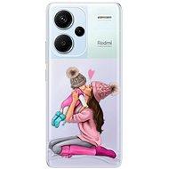 iSaprio Kissing Mom - Brunette and Girl - Xiaomi Redmi Note 13 Pro+ 5G - Phone Cover