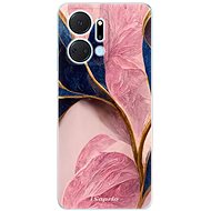 iSaprio Pink Blue Leaves - Honor X7a - Phone Cover