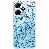 iSaprio Abstract Triangles 03 - black - Infinix Hot 30i - Phone Cover