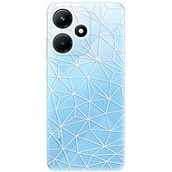 iSaprio Abstract Triangles 03 - white - Infinix Hot 30i - Phone Cover