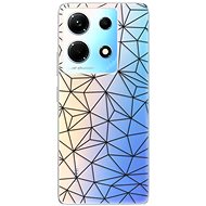 iSaprio Abstract Triangles 03 - black - Infinix Note 30 - Phone Cover