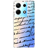 iSaprio Handwriting 01 - black - Infinix Note 30 - Phone Cover