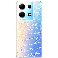 iSaprio Handwriting 01 - white - Infinix Note 30 - Phone Cover